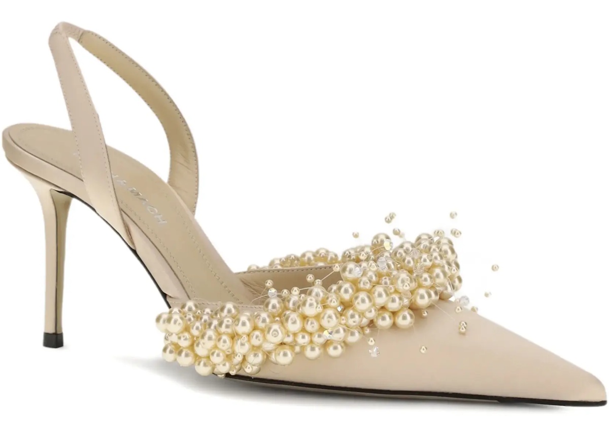 Pantofi Slingback Pumps with pearls - Img 2