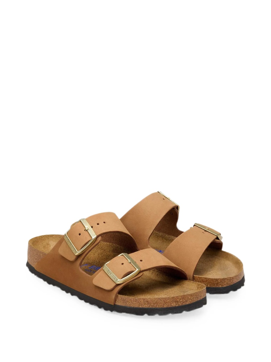 Pantofi slip-on Birkenstock arizona maro din piele - Img 5