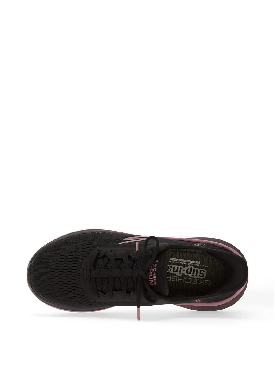 Pantofi slip-on SKECHERS negri din poliuretan si material textil - Img 4