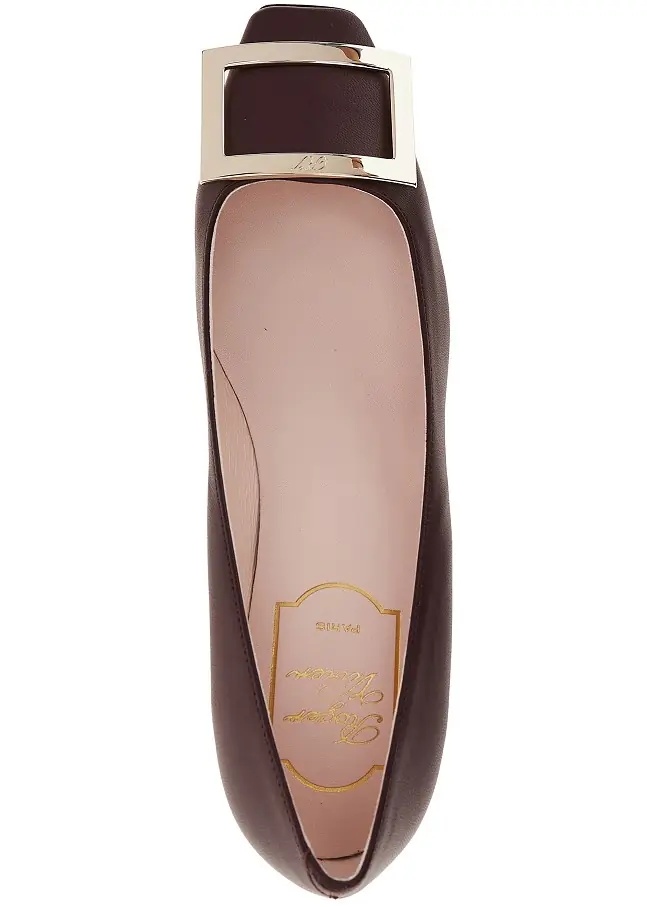 Pantofi 'Trompette' leather pumps - Img 4