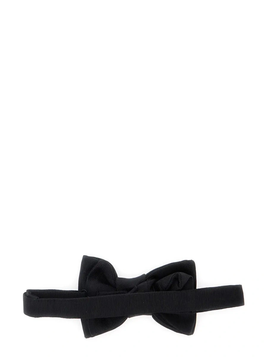 Papion Tom Ford negru din matase - Img 2