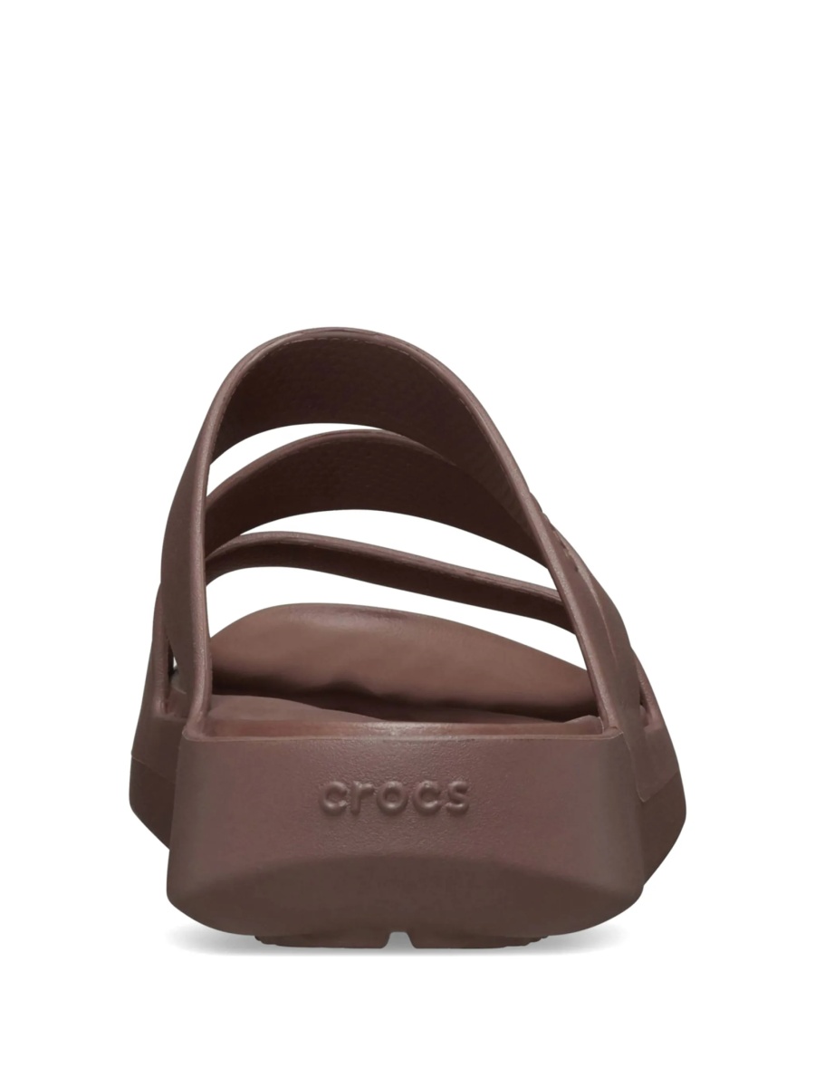 Papuci Crocs maro din termoplastic - Img 3