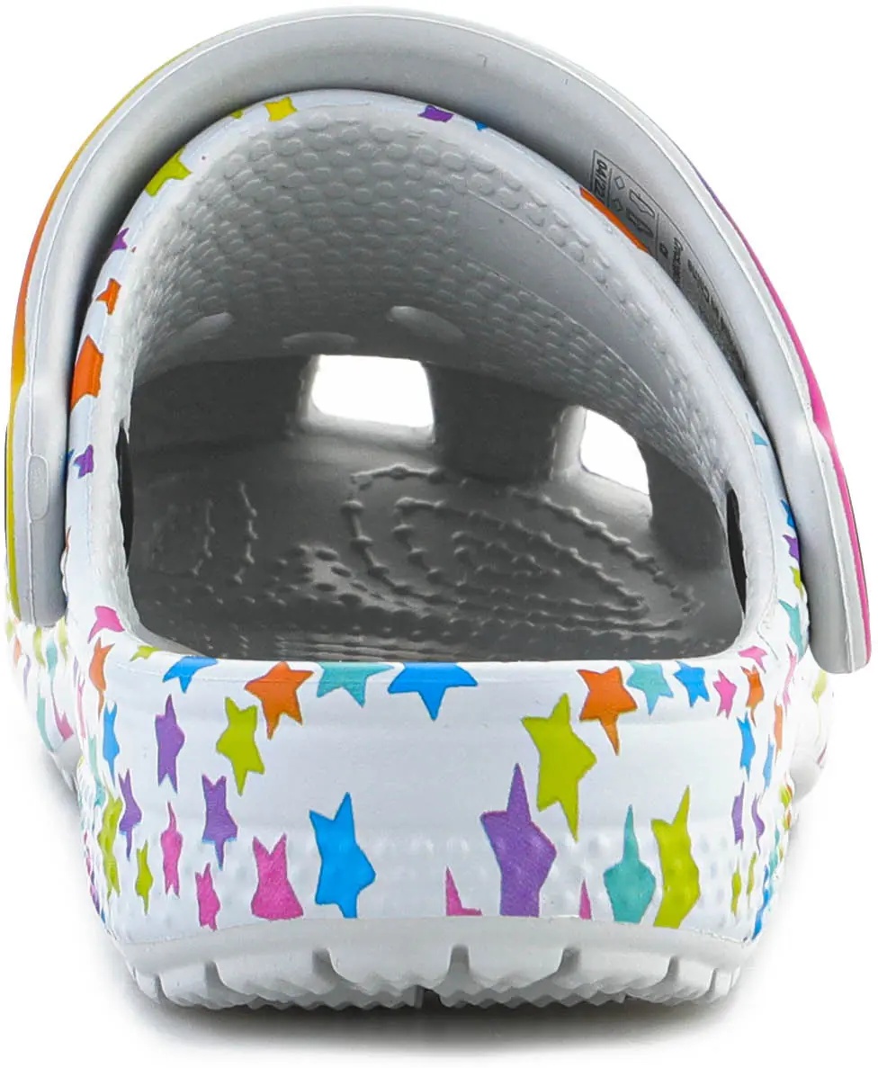 Papuci KIDS slippers CROCS CLASSIC DISCO DANCE PARTY CLOG T SHIMMER/MULTI - Img 5