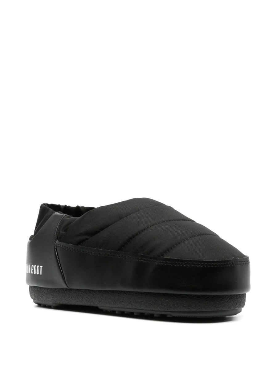 Papuci Moon Boot negri din poliamida si pvc - Img 2