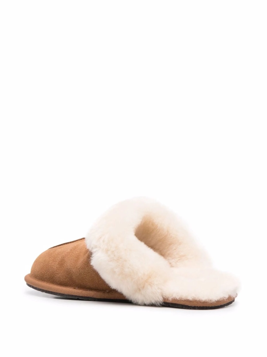 Papuci UGG maro din piele - Img 3