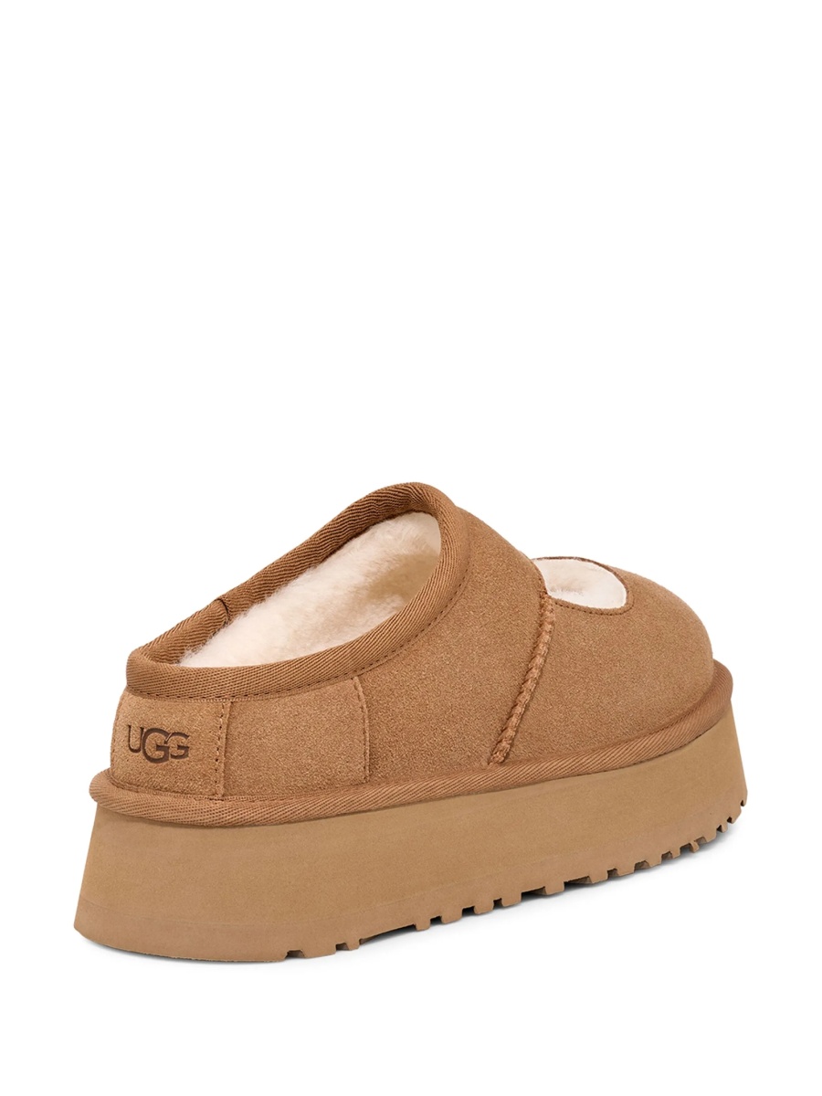 Papuci UGG maro din poliester reciclat si piele intoarsa - Img 3