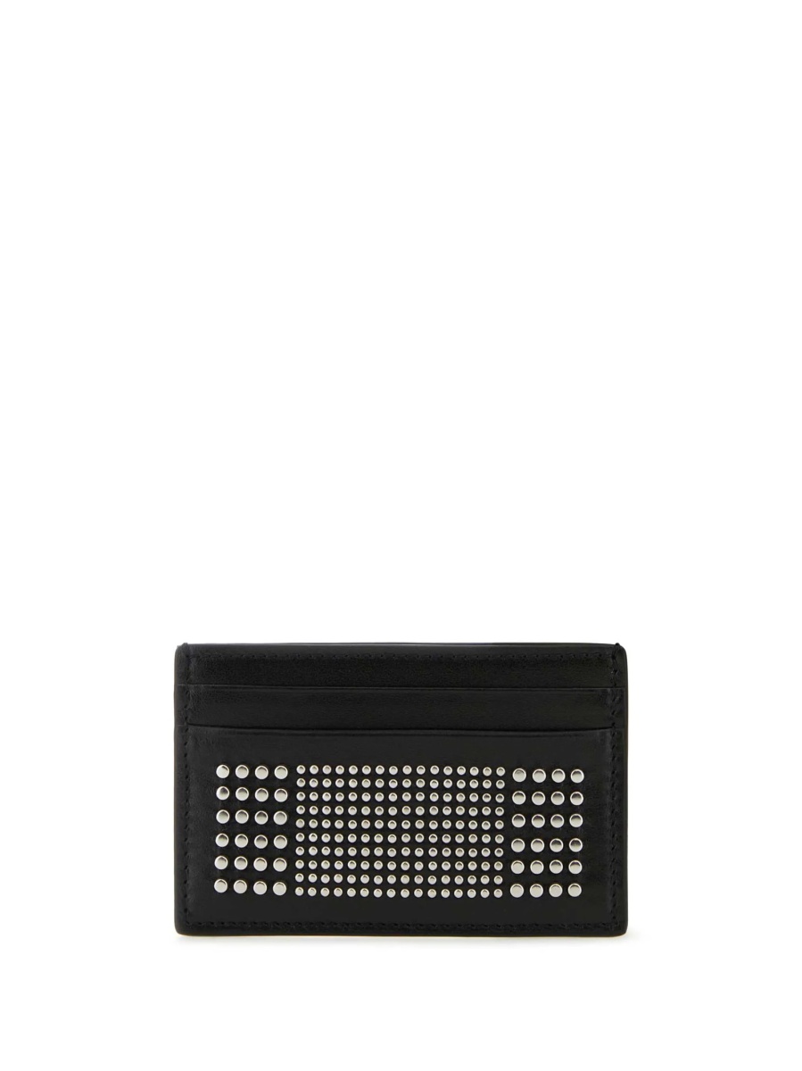 Portofel Alexander McQueen negru din alama si piele - Img 2
