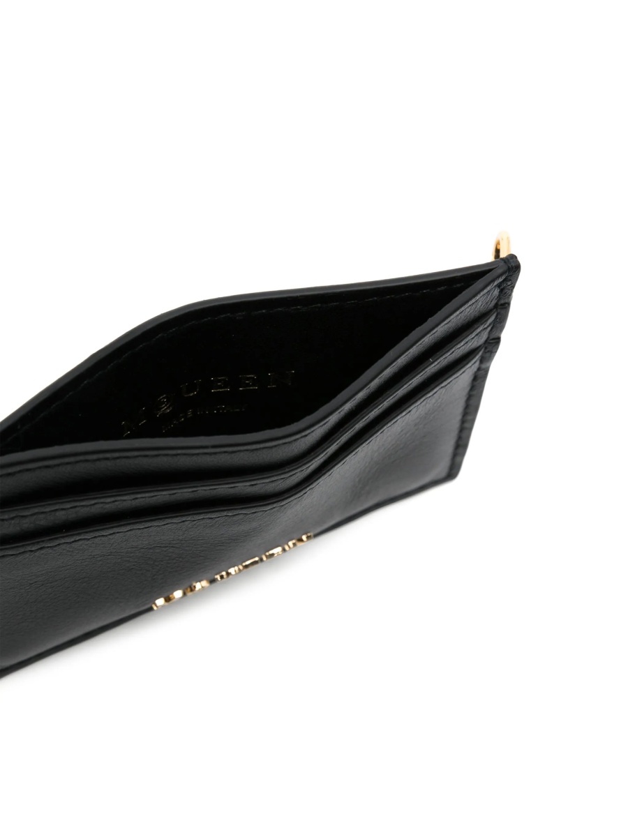 Portofel Alexander McQueen negru din piele - Img 3