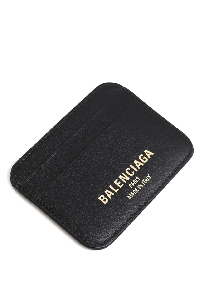 Portofel Balenciaga negru din piele - Img 3