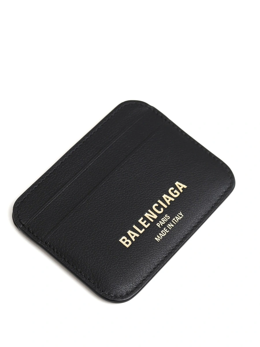 Portofel Balenciaga negru din piele - Img 3