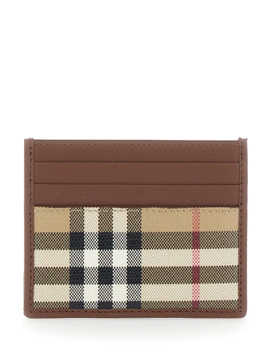 Portofel Burberry 'Check' bej din bumbac - Img 2