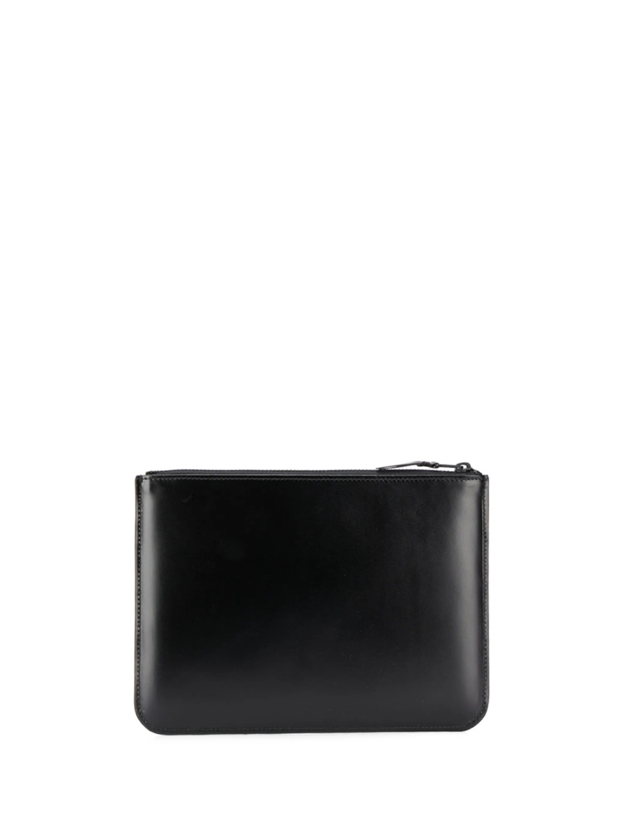Portofel Comme des Garçons negru din piele - Img 2