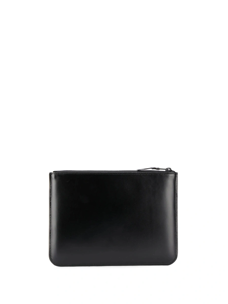 Portofel Comme des Garçons negru din piele - Img 2