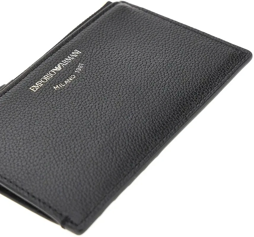 Portofel Emporio Armani negru din piele - Img 3