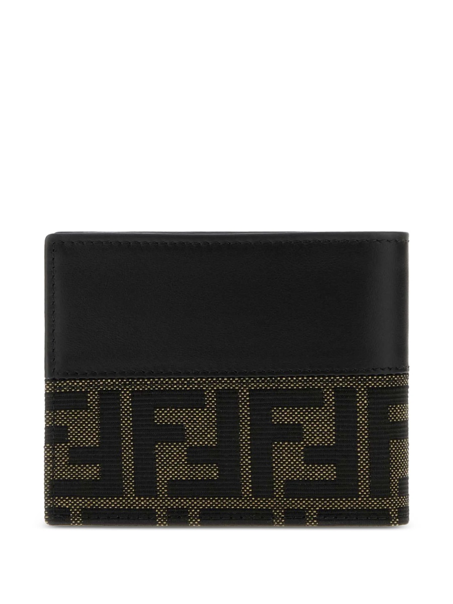 Portofel Fendi negru din piele - Img 2