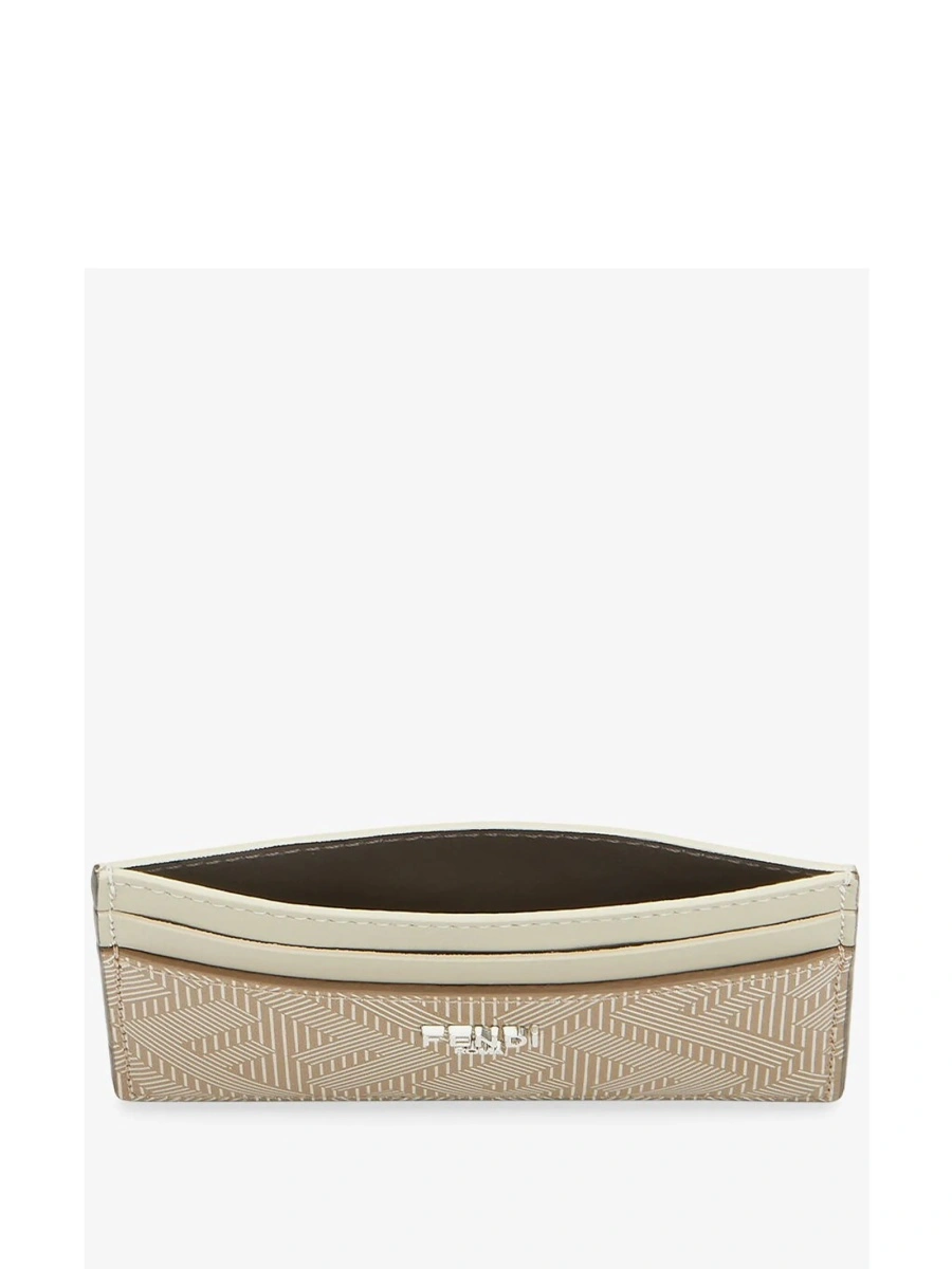 Portofel Fendi neutru din piele - Img 3