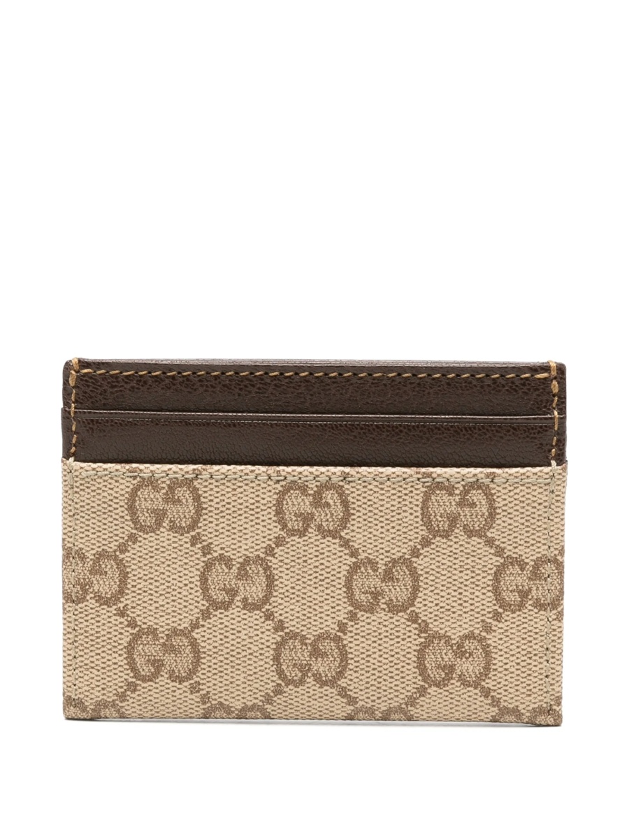Portofel Gucci neutru din material textil si piele - Img 2