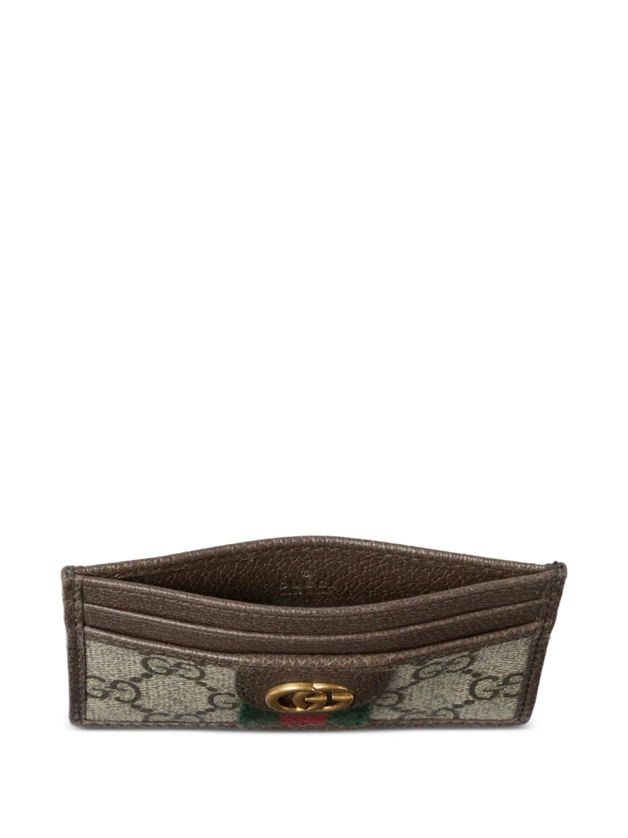 Portofel Gucci neutru din piele si material textil - Img 4