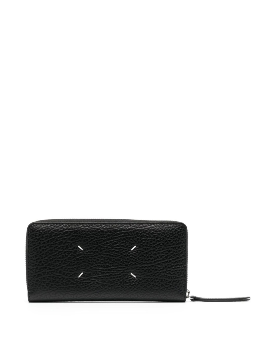 Portofel Maison Margiela negru din alama si piele - Img 2
