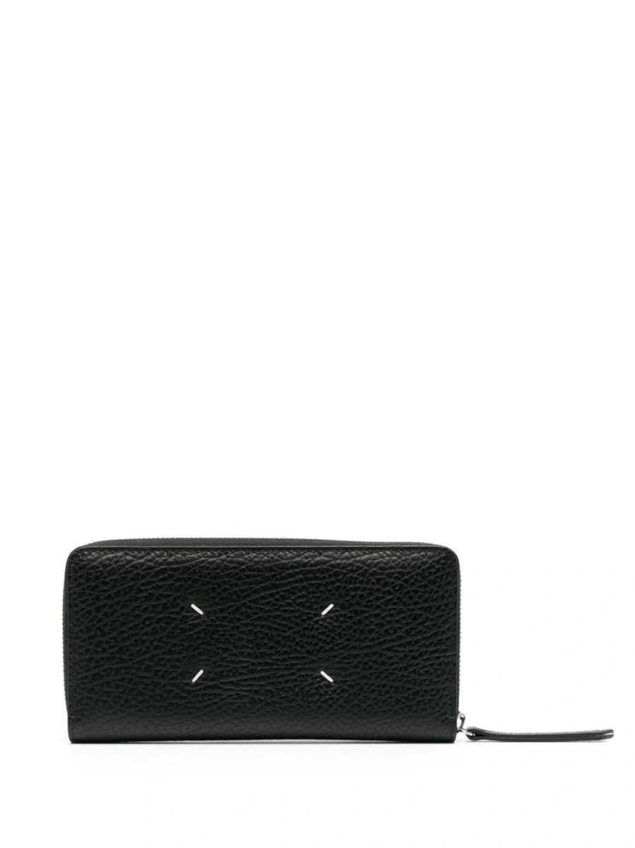Portofel Maison Margiela negru din alama si piele - Img 2