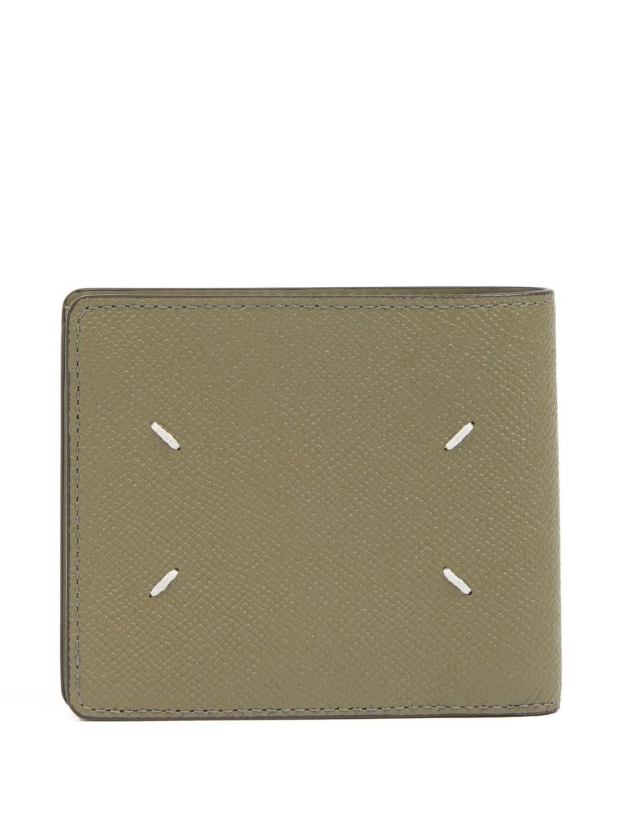 Portofel Maison Margiela verde din piele - Img 2
