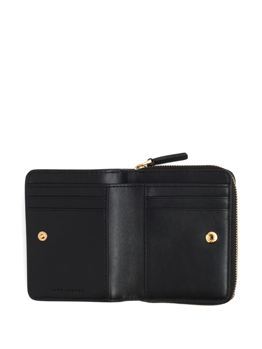Portofel Marc Jacobs negru din piele - Img 4