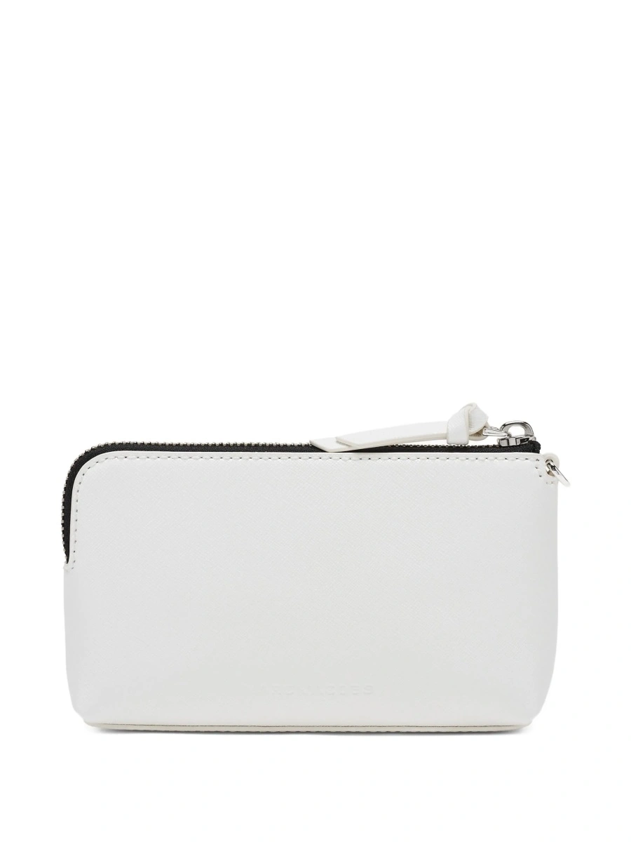 Portofel Marc Jacobs snapshot alb din piele - Img 2
