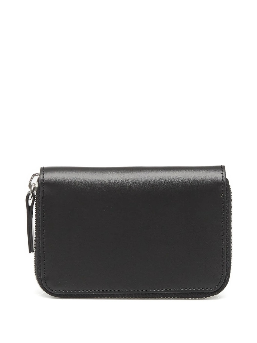 Portofel MM6 Maison Margiela negru din piele - Img 2
