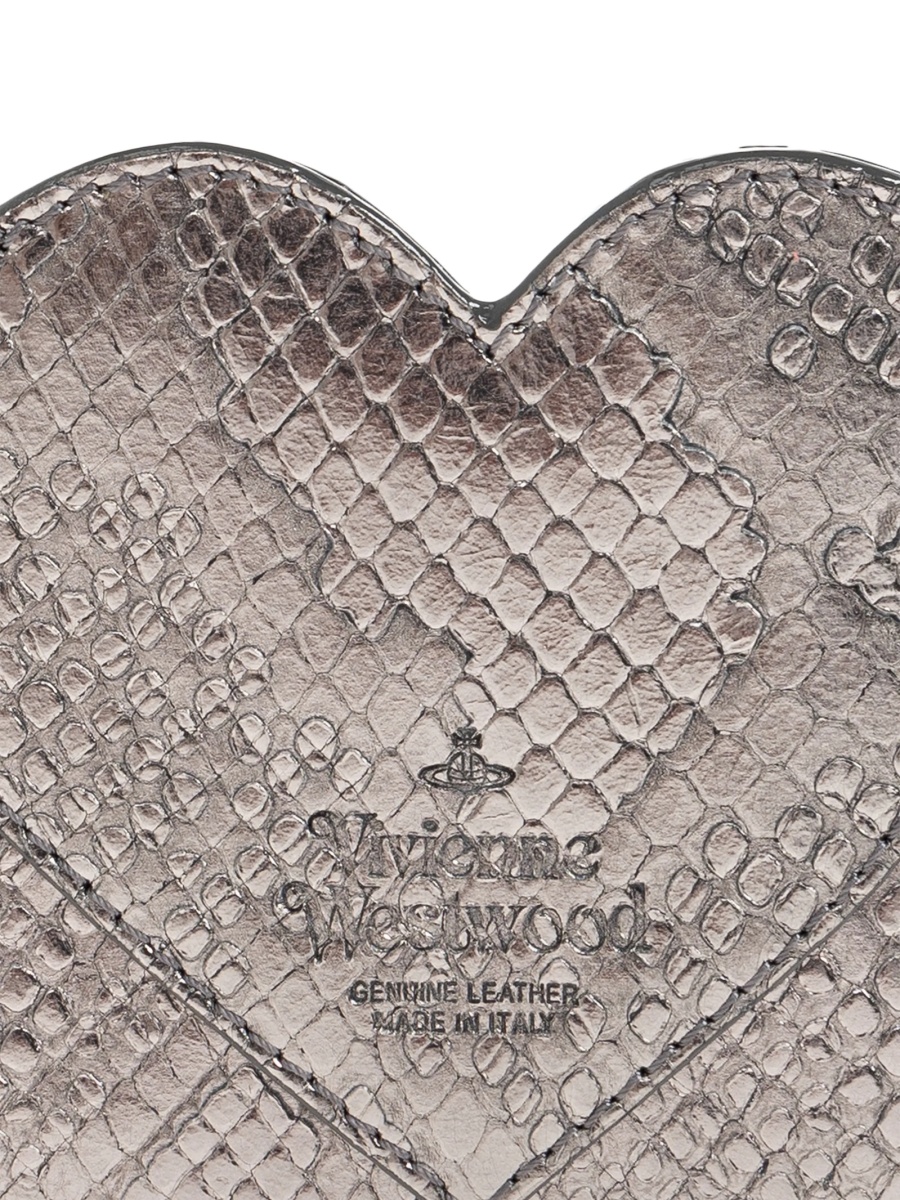Portofel Vivienne Westwood gri din piele - Img 4