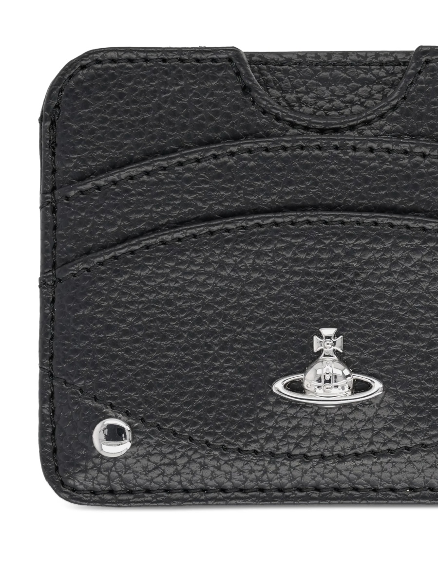 Portofel Vivienne Westwood negru din poliuretan - Img 2