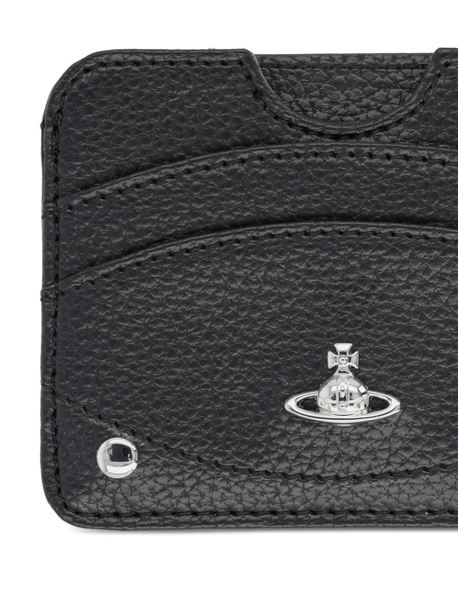 Portofel Vivienne Westwood negru din poliuretan - Img 2