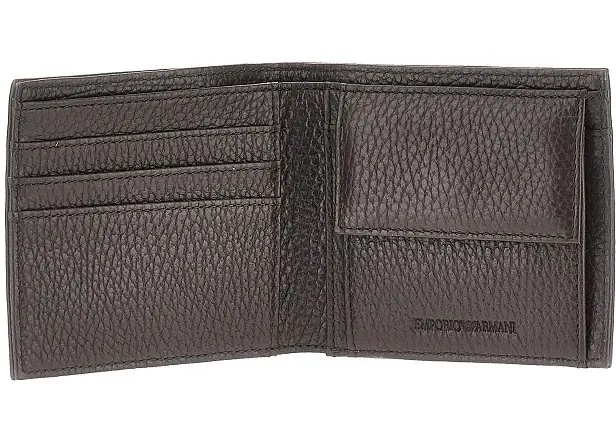 Portofele Grained leather bi-fold wallet - Img 3