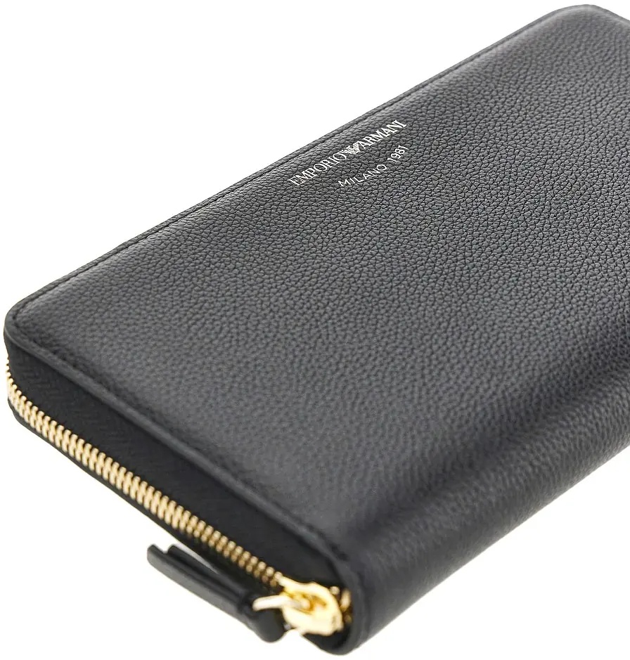 Portofele Grained leather zip-around wallet - Img 4