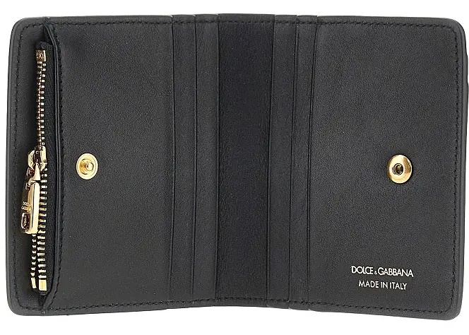 Portofele Leather bi-fold cardholder with logo - Img 3