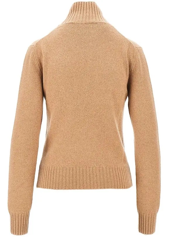 Pulover Cashmere standing collar sweater - Img 3