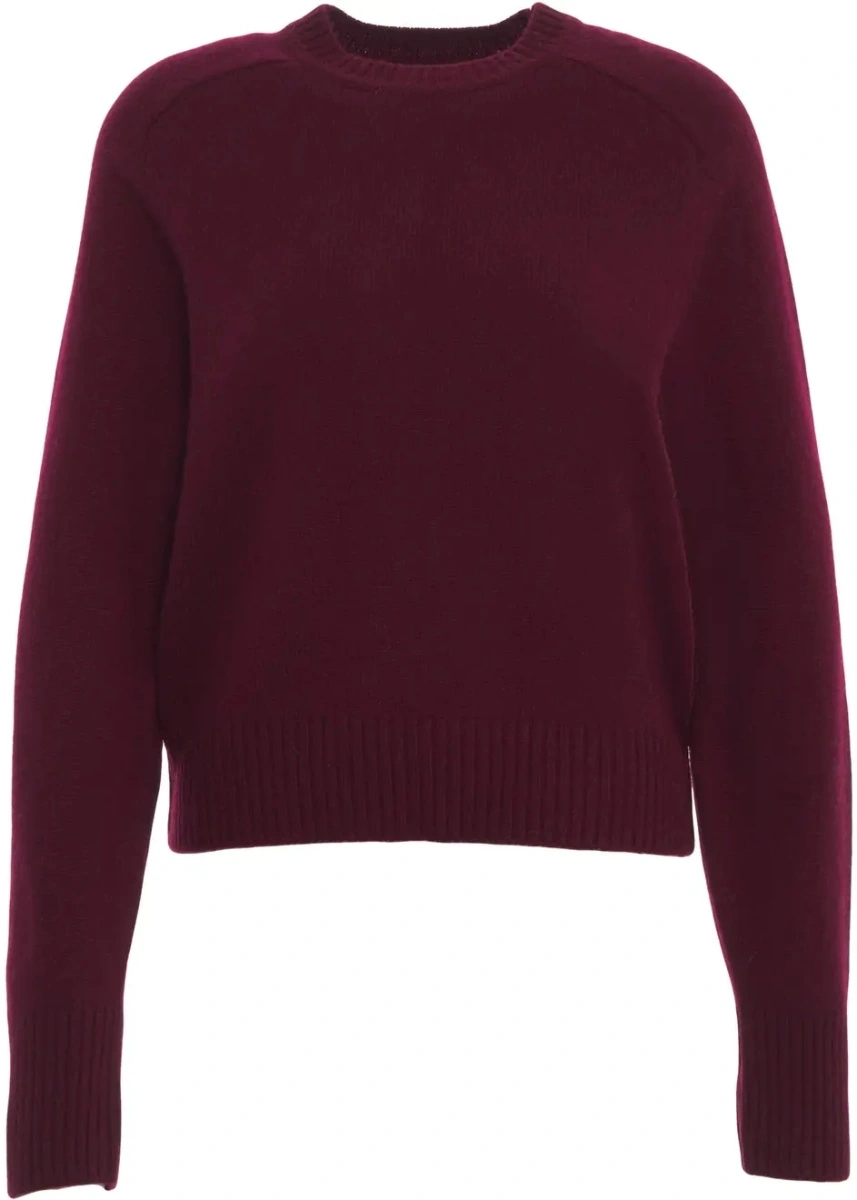 Pulover Colorush rosu din casmir 'Ollie' - Img 2