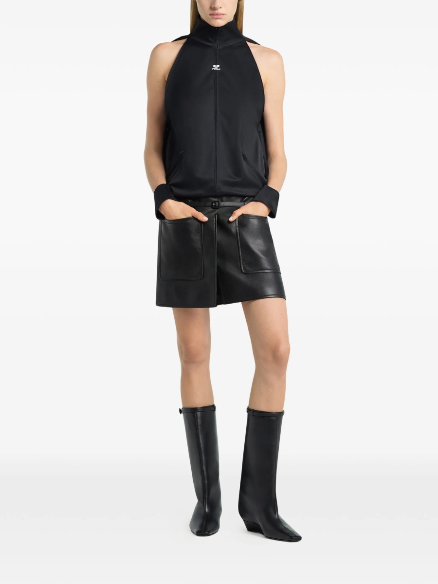 Pulover COURRÈGES negru din polyester - Img 3