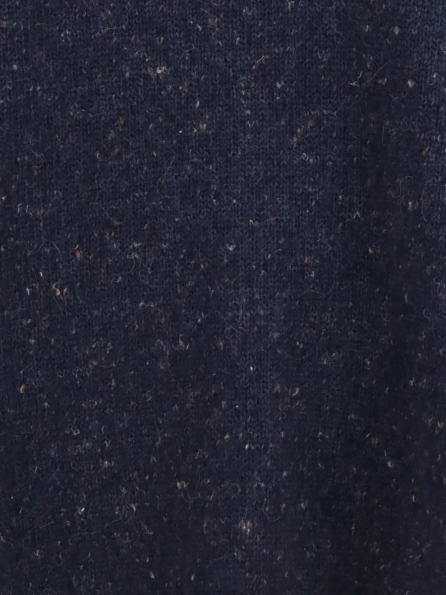 Pulover Fabiana Filippi albastru din boucle si lurex - Img 5