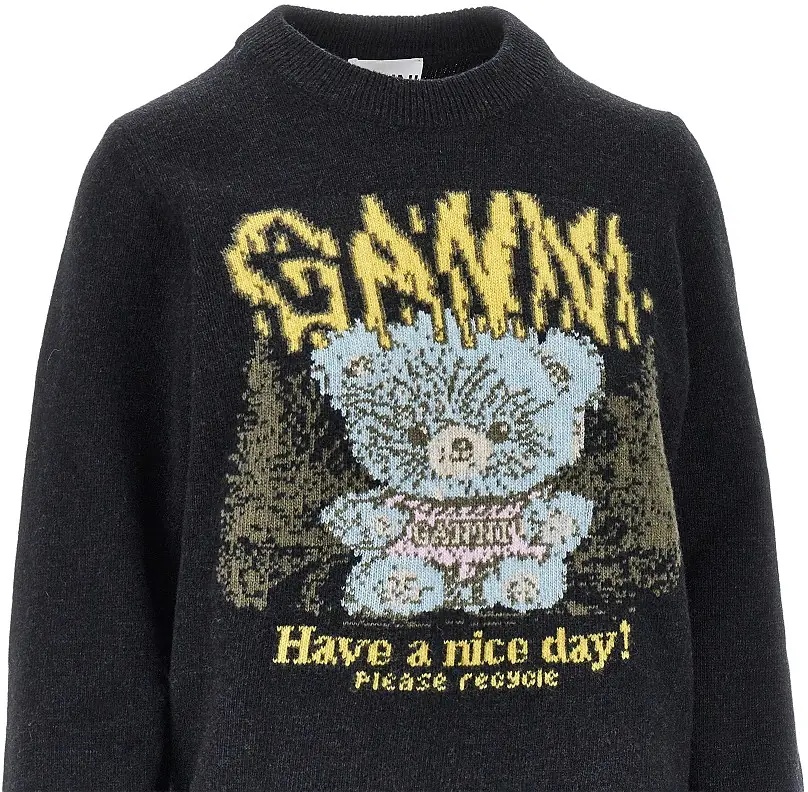 Pulover 'Forest Teddy' wool-blend sweater - Img 2