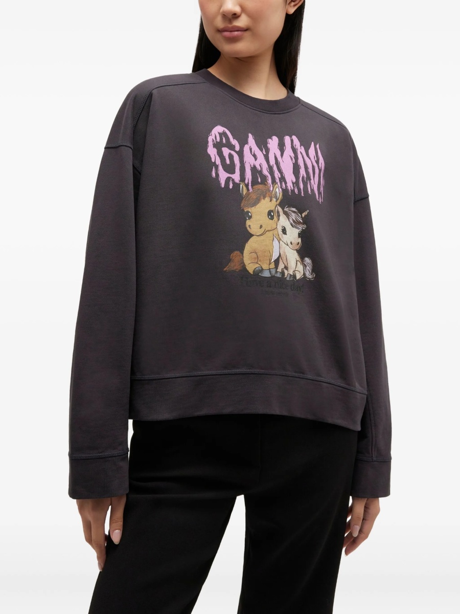 Pulover Ganni gri - Img 3