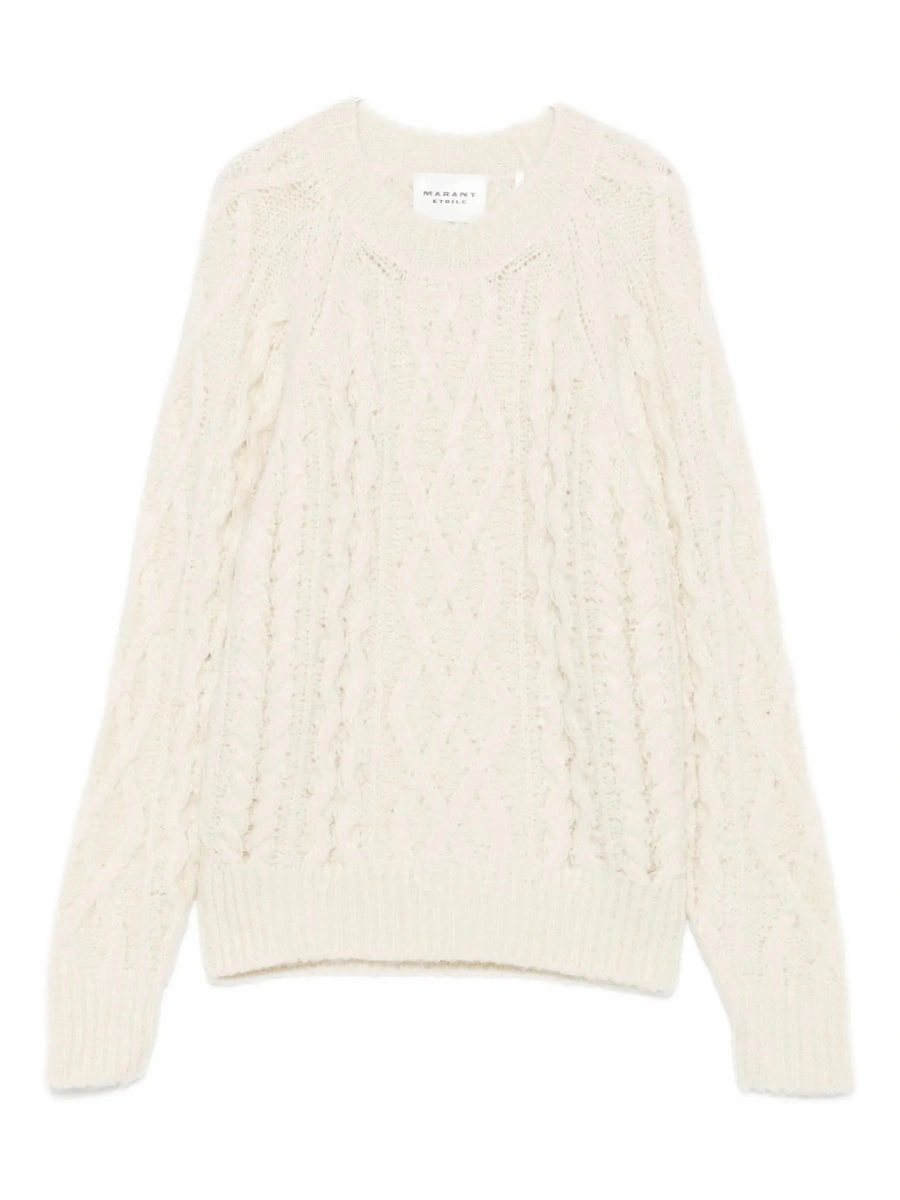 Pulover Isabel Marant alb din lana - Img 6