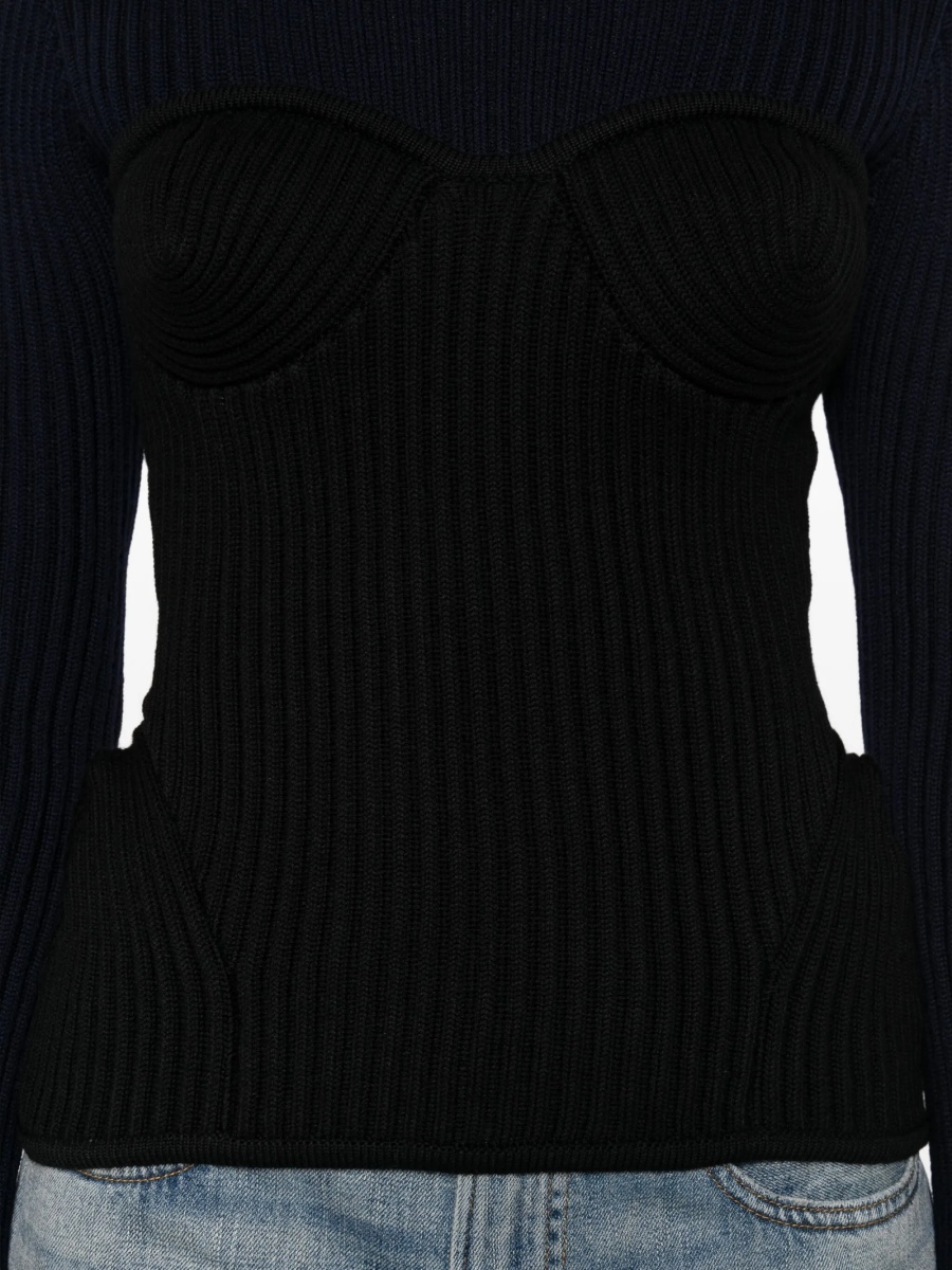 Pulover Jean Paul Gaultier negru - Img 5
