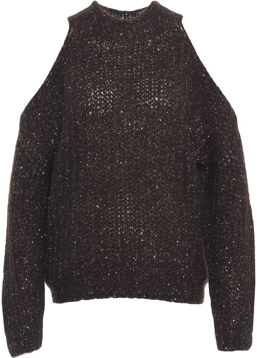 Pulover Knit sweater with cut-outs - Img 2