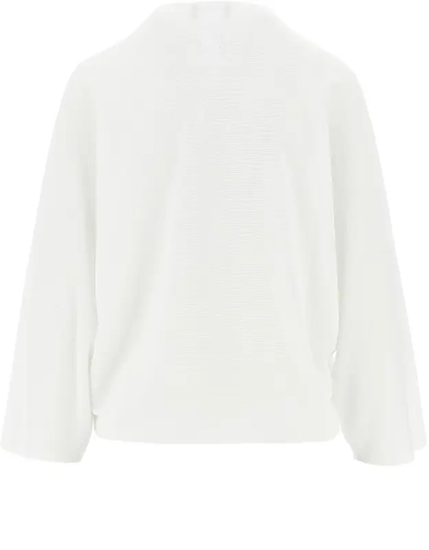 Pulover Knitted top with batwing sleeves - Img 3