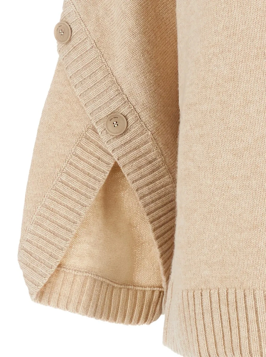 Pulover Max Mara bej din lana si casmir 'Ampex' - Img 3