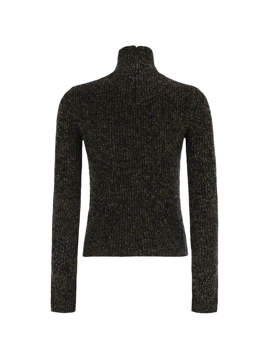 Pulover Max Mara gri din lana - Img 4