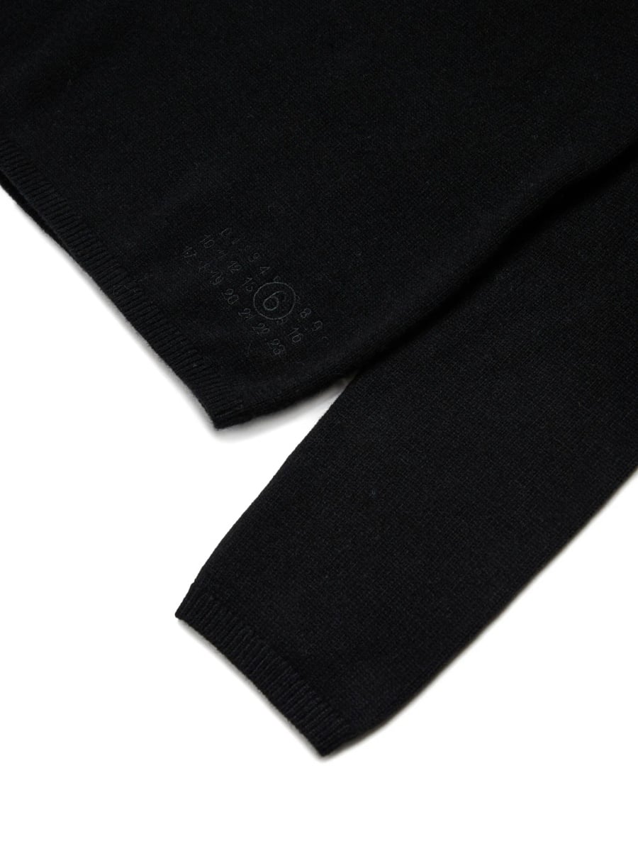 Pulover MM6 Maison Margiela negru - Img 4