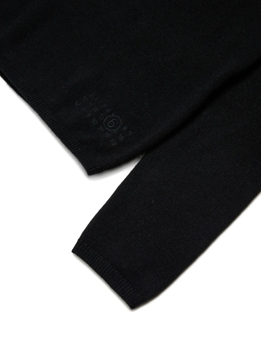 Pulover MM6 Maison Margiela negru - Img 4