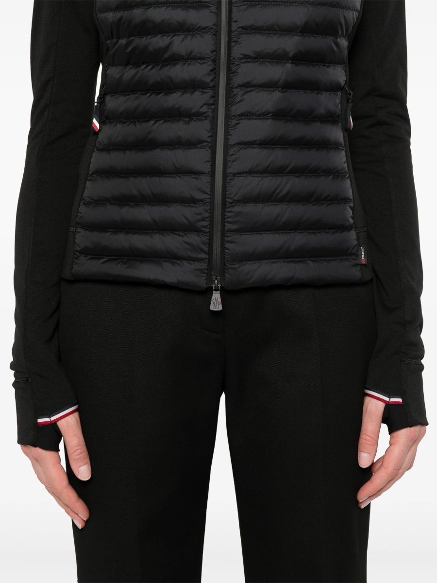Pulover Moncler Grenoble negru din poliamida si polyester - Img 5