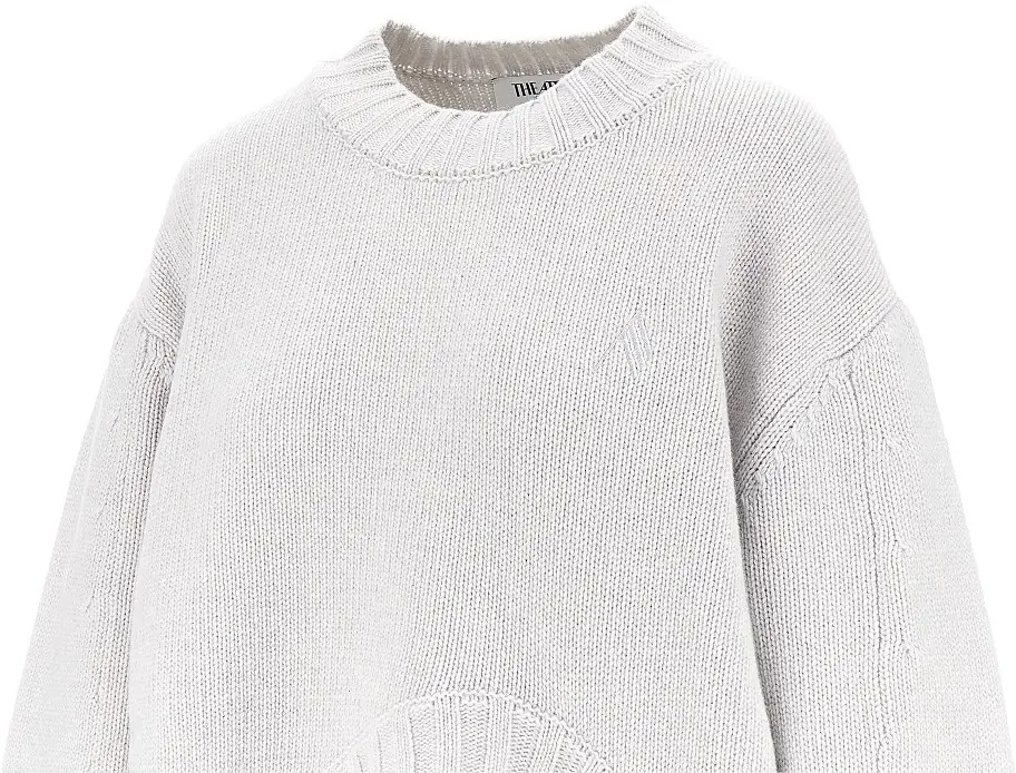 Pulover Moulded hem wool and cashmere sweater - Img 2
